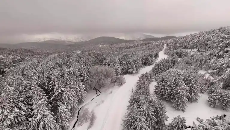 Kazdağları Kar Altında Beyaz Bir Tablo Oluşturdu